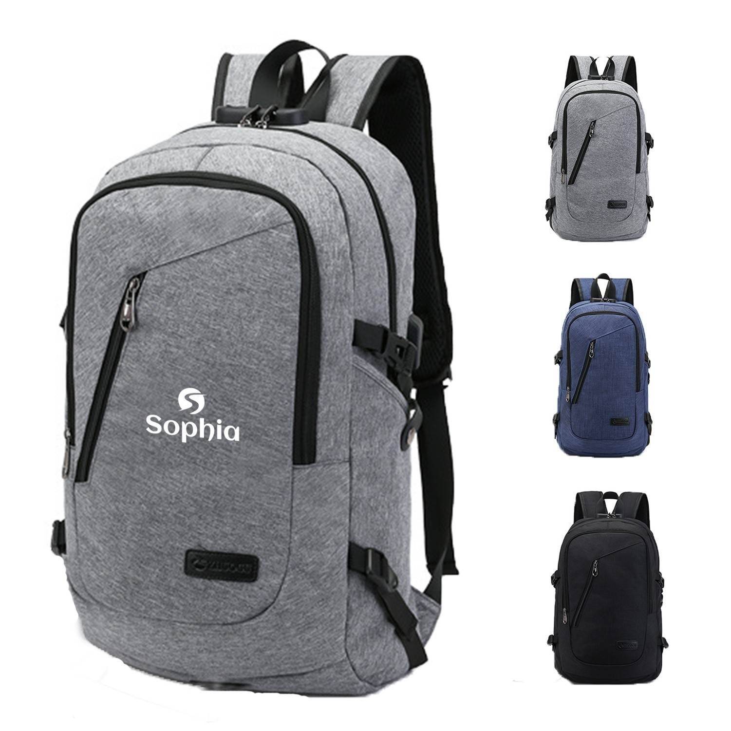 Large Students Laptop Backpack 2