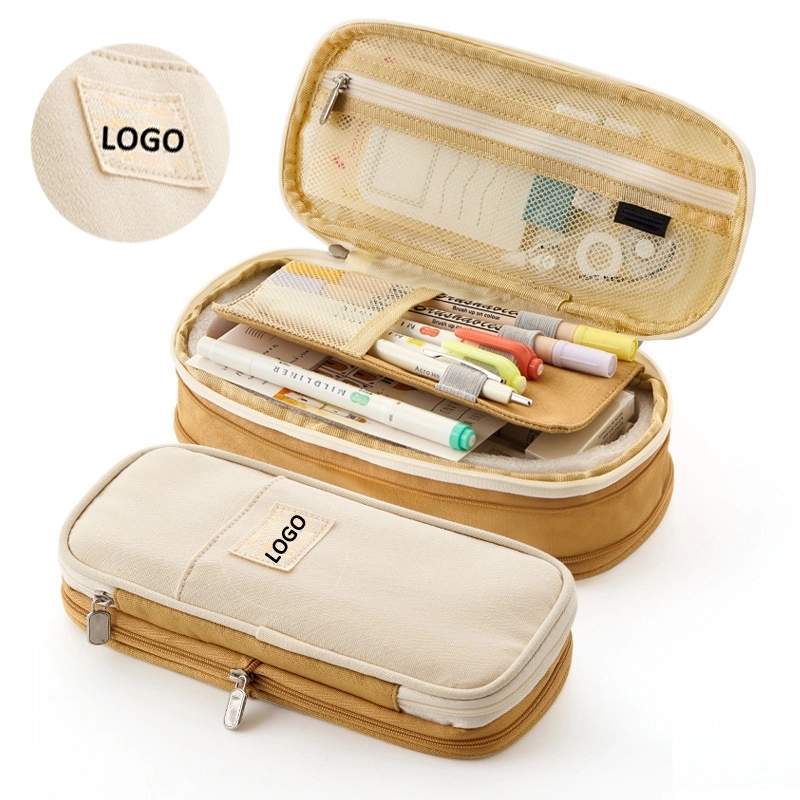 Pencil Case & Pen Holder Pouch - School Storage Organizer 4