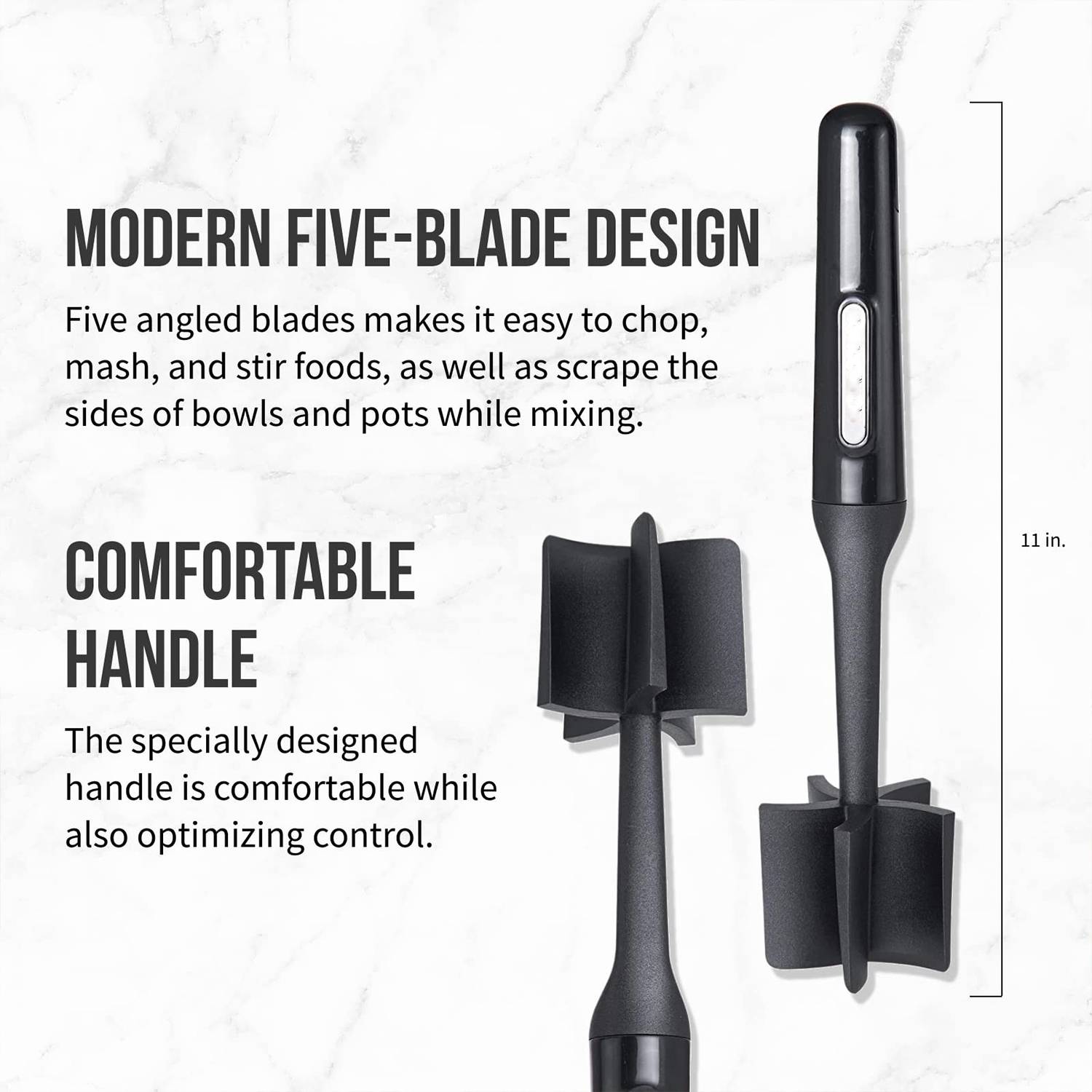 Heat Resistant Nylon Meat and Potato Masher Chopper 6