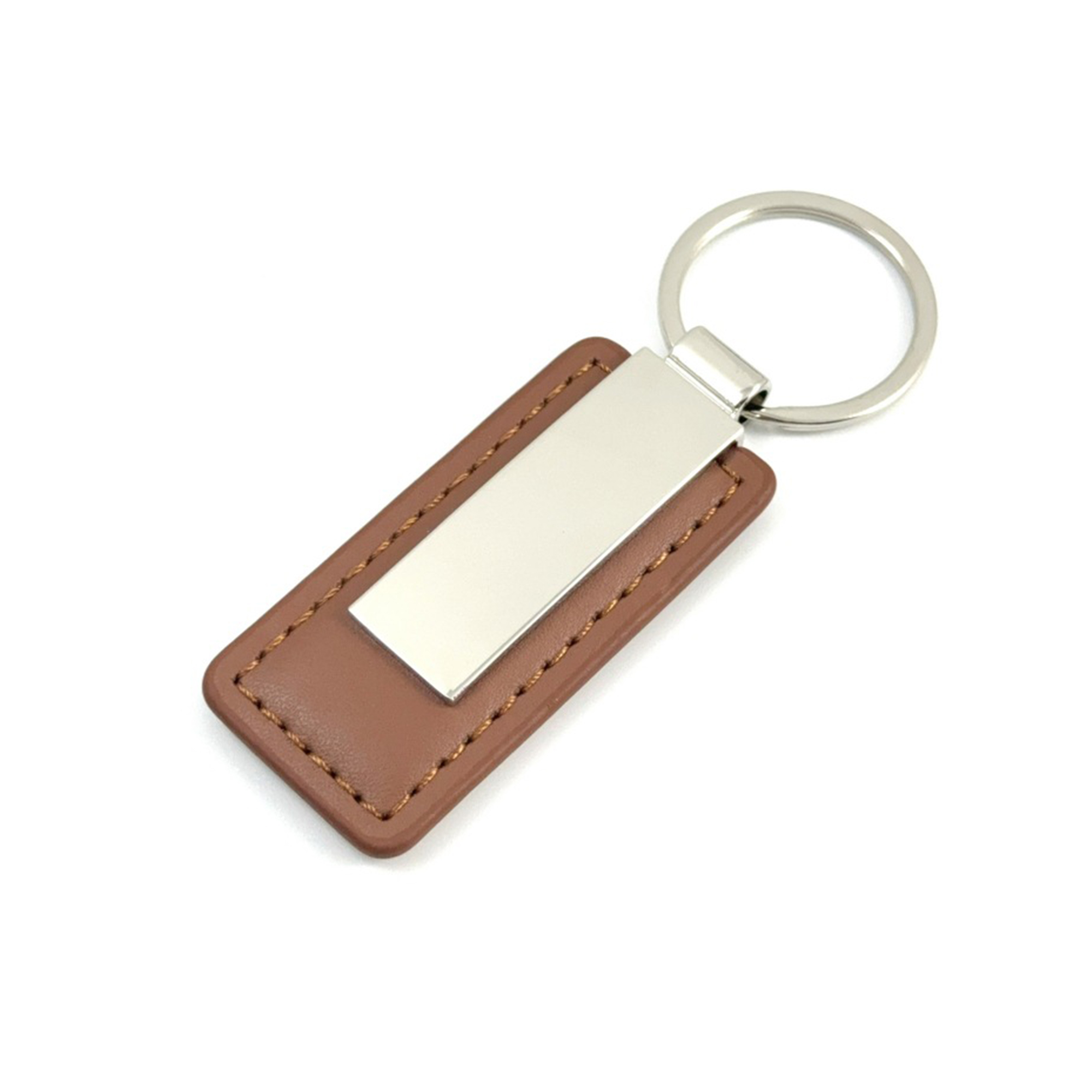 Leatherette Keychain Metallic Finish Design 3