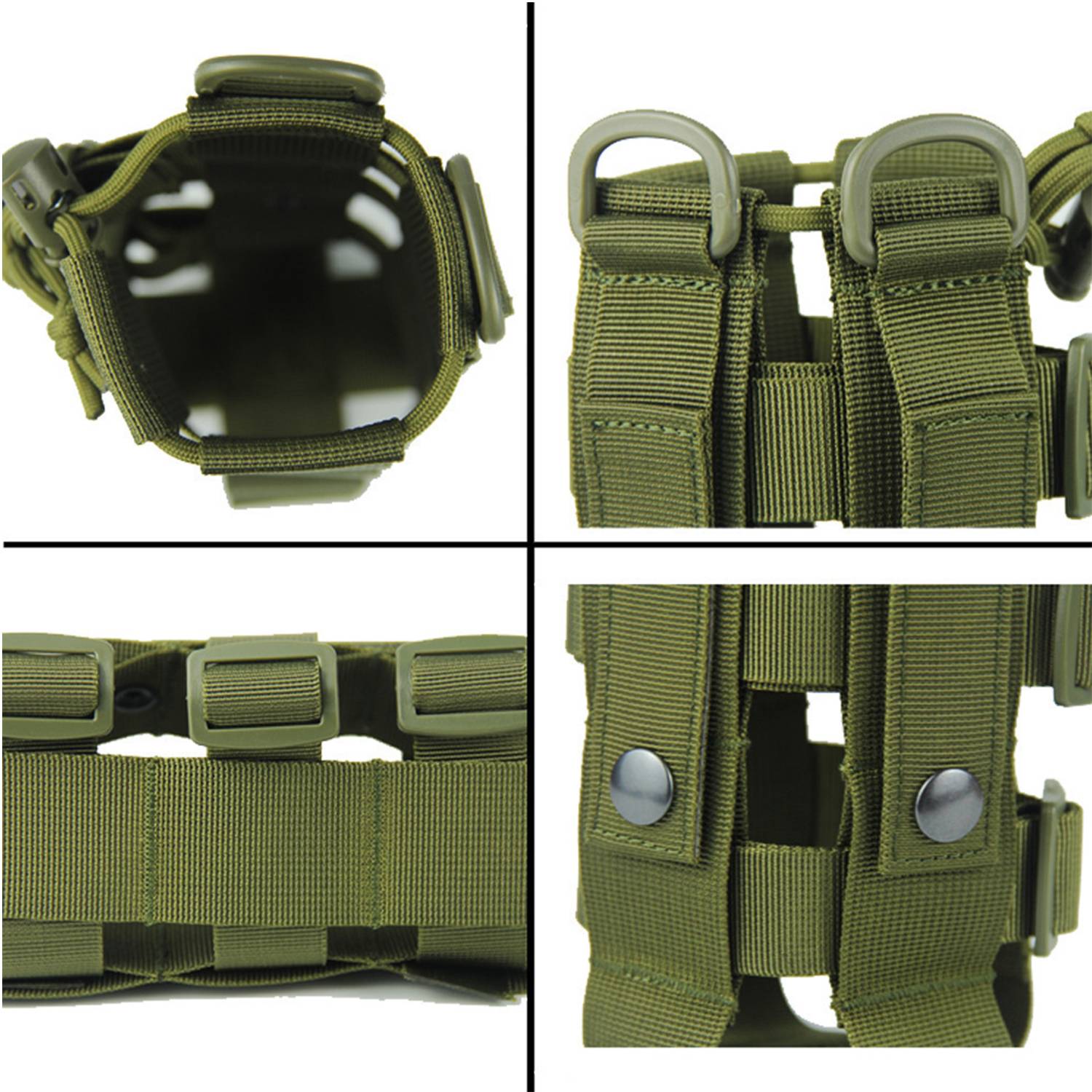 Adjustable Tactical Water Bottle Holder w/ Strap 4