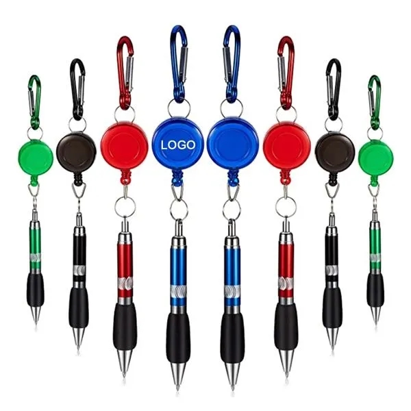 Retractable Carabiner Pen 1