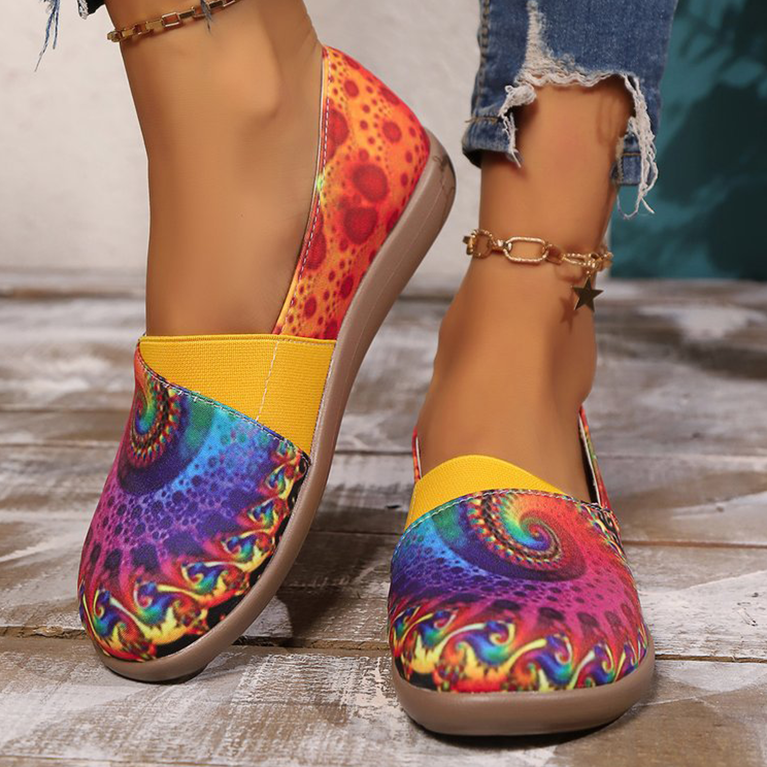 Women's Colorful Slip-On PU Flats 3
