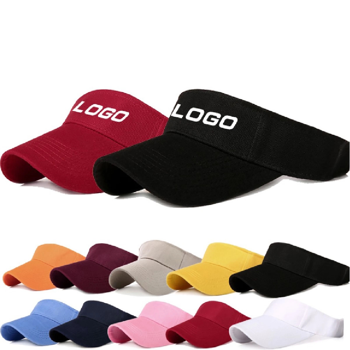 Cotton Sun Visor Cap 2