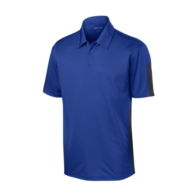 Sport-Tek PosiCharge Active Textured Colorblock Polo. 54
