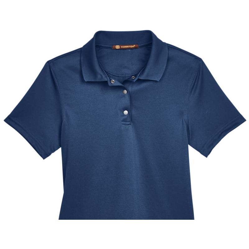 Harriton Ladies' Advantage Snag Protection Plus IL Snap Placket Polo 5