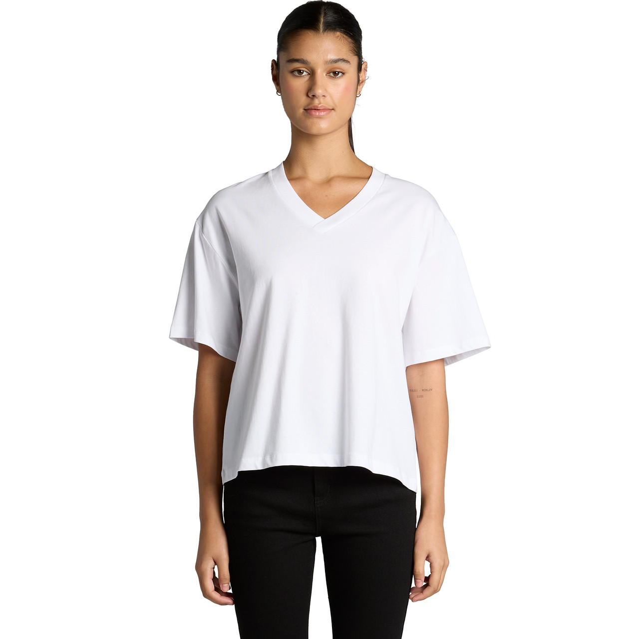 Wo's Martina V Neck Tee | 4095 12