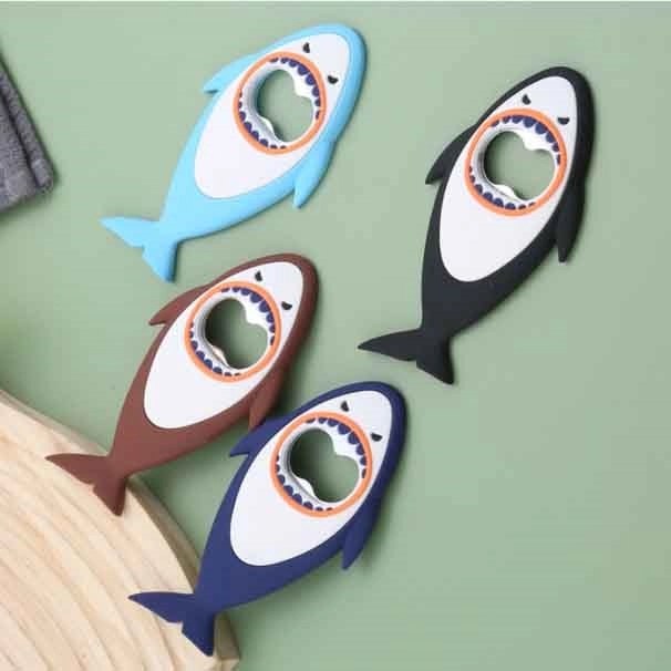 Refrigerator Magnet Silicone Metal Bottle Opener 2