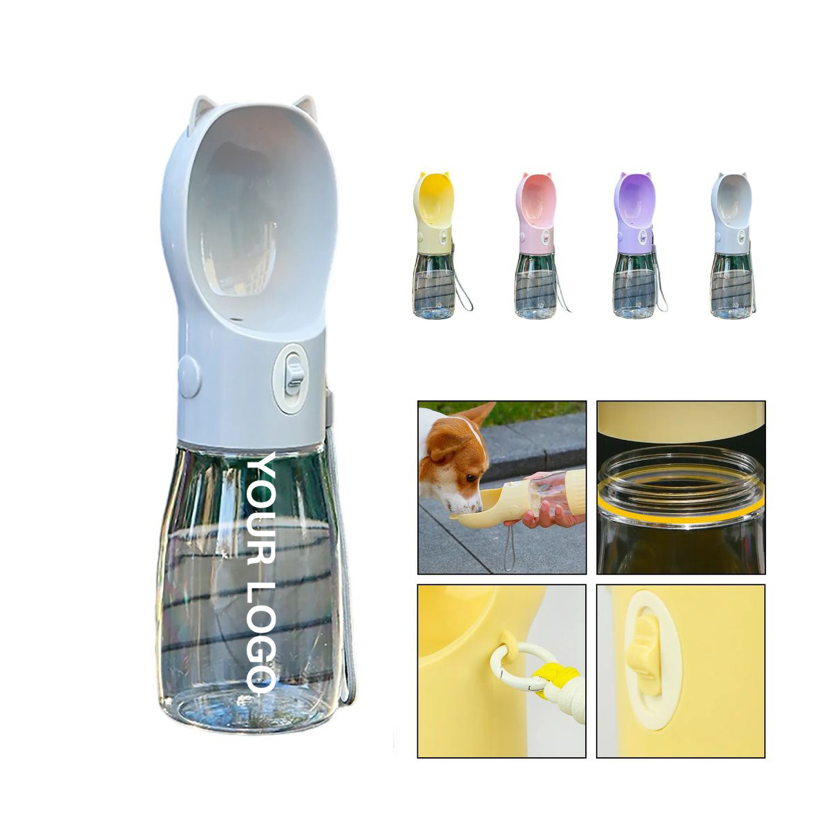 Portable Pet Water Bottle for Travel and Walks 6