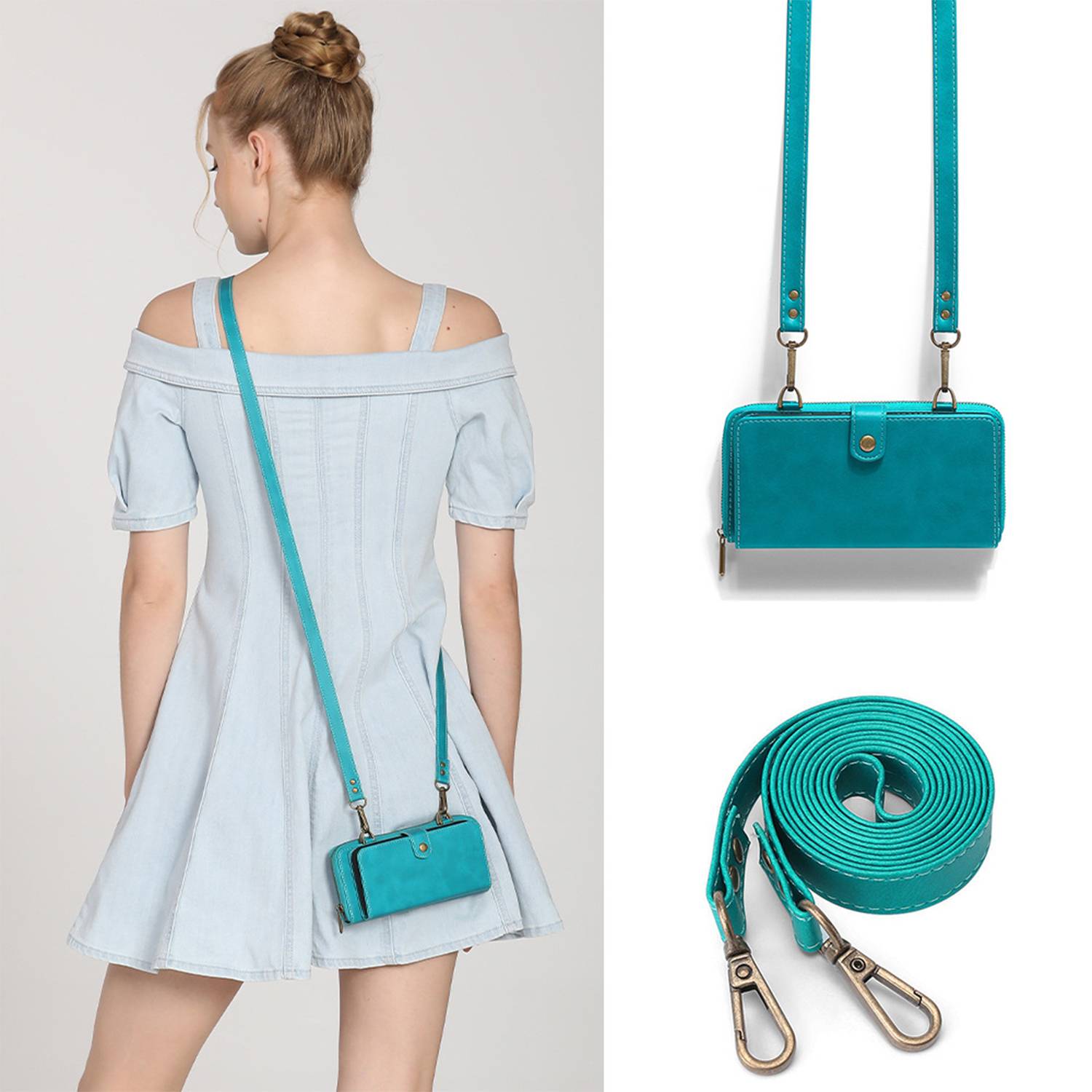 Faux Leather Multifunctional Phone Bag 4
