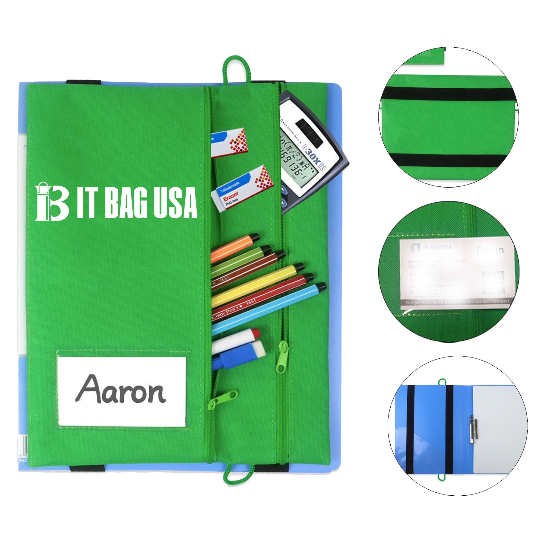 Extra Capacity Adjustable Elastic Band For Folders Document 3