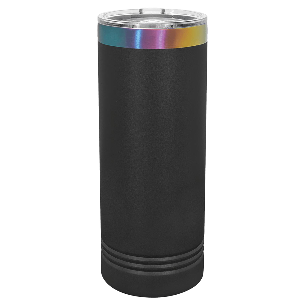 22 oz Polar Camel® Stainless Steel Insulated Prism Ion Plated Skinny Tumbler