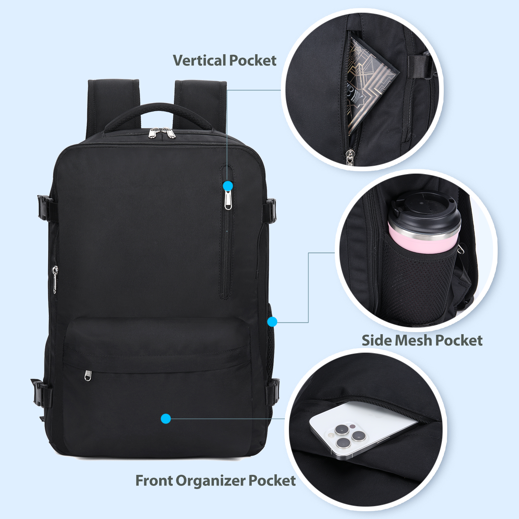 Flight Approved 15.6" Travel Backpack 4