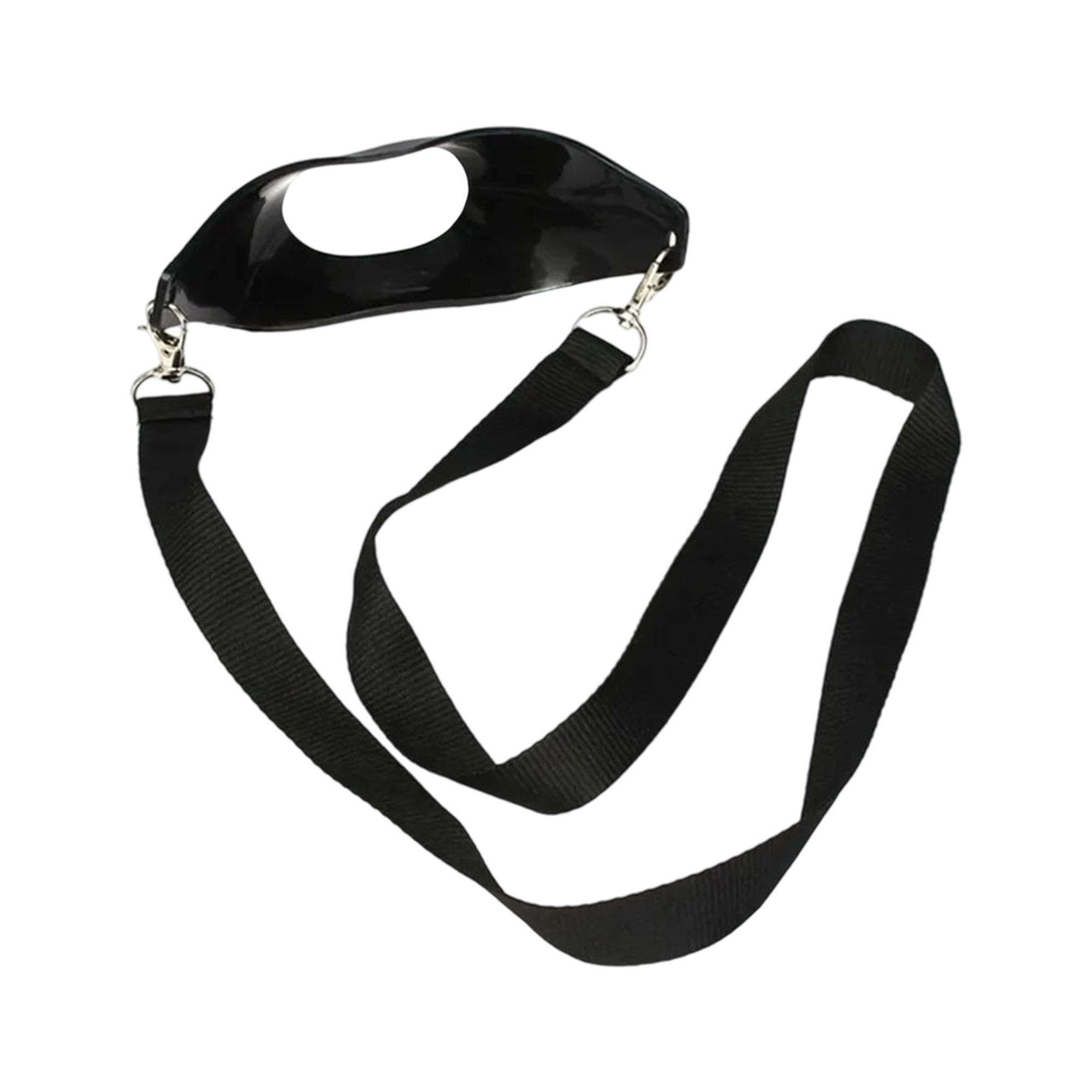 Polyester Wine Glass Holder Neck Strap With Dual Swivel Hook 35.5" x 0.8" 4