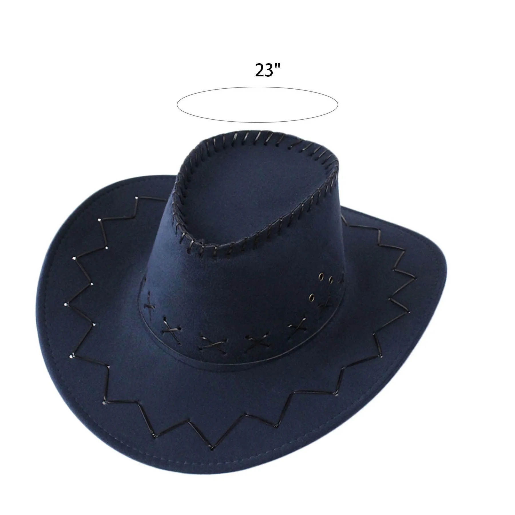Felt Wide Brim Cowboy Hat 4
