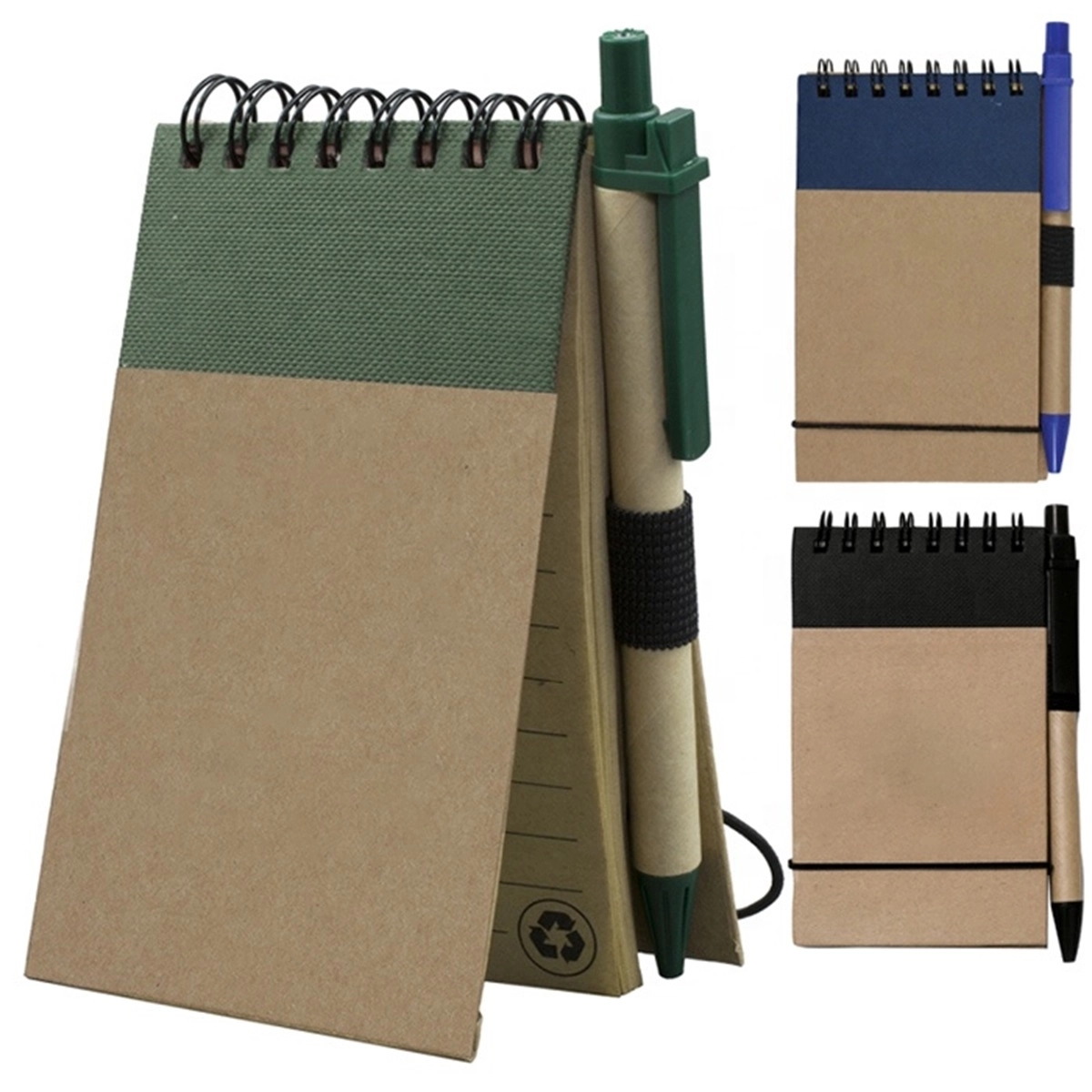 Recycled Jotter Notepad With Paper Pen 2