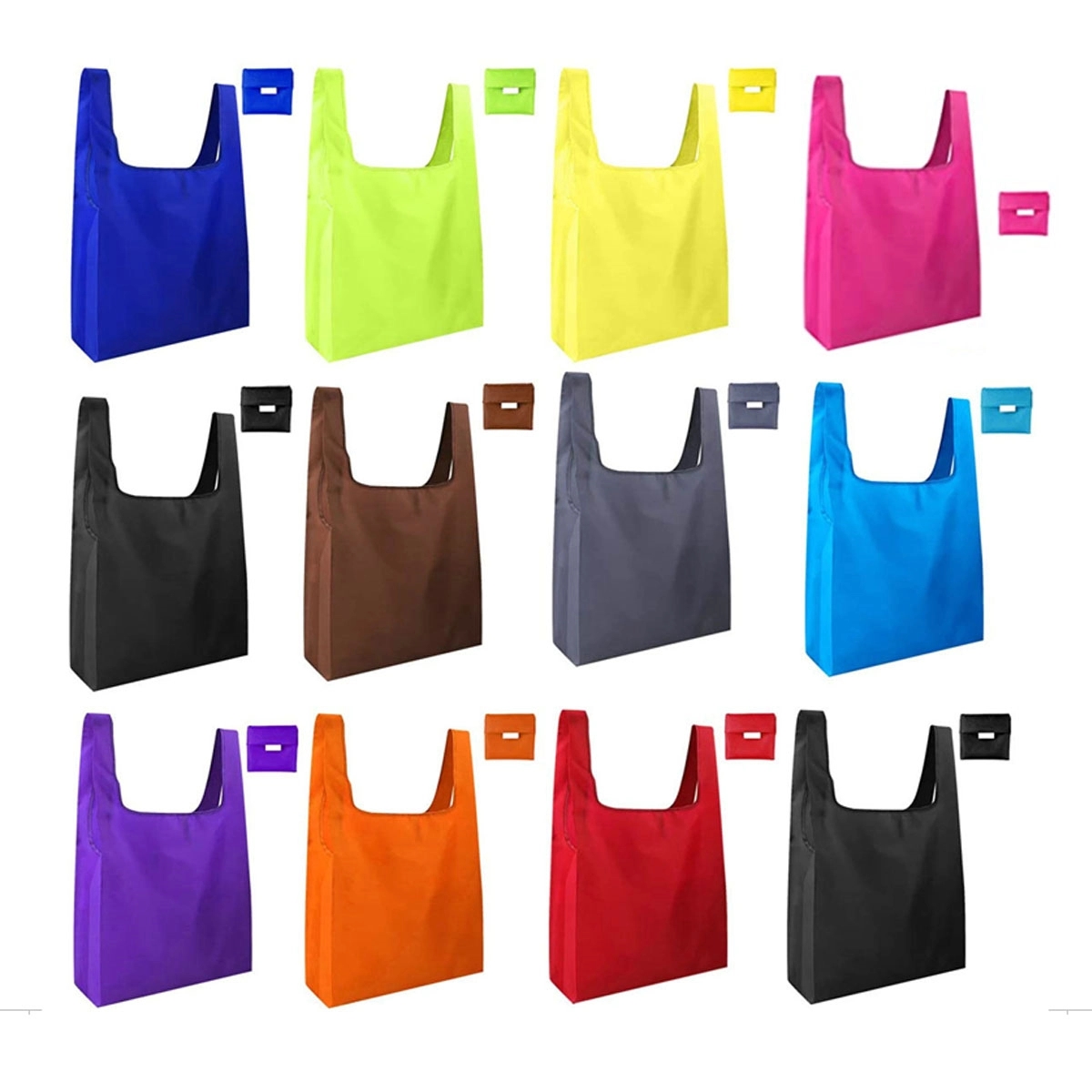 Foldable Shopping Tote Bag With Small Pocket 1