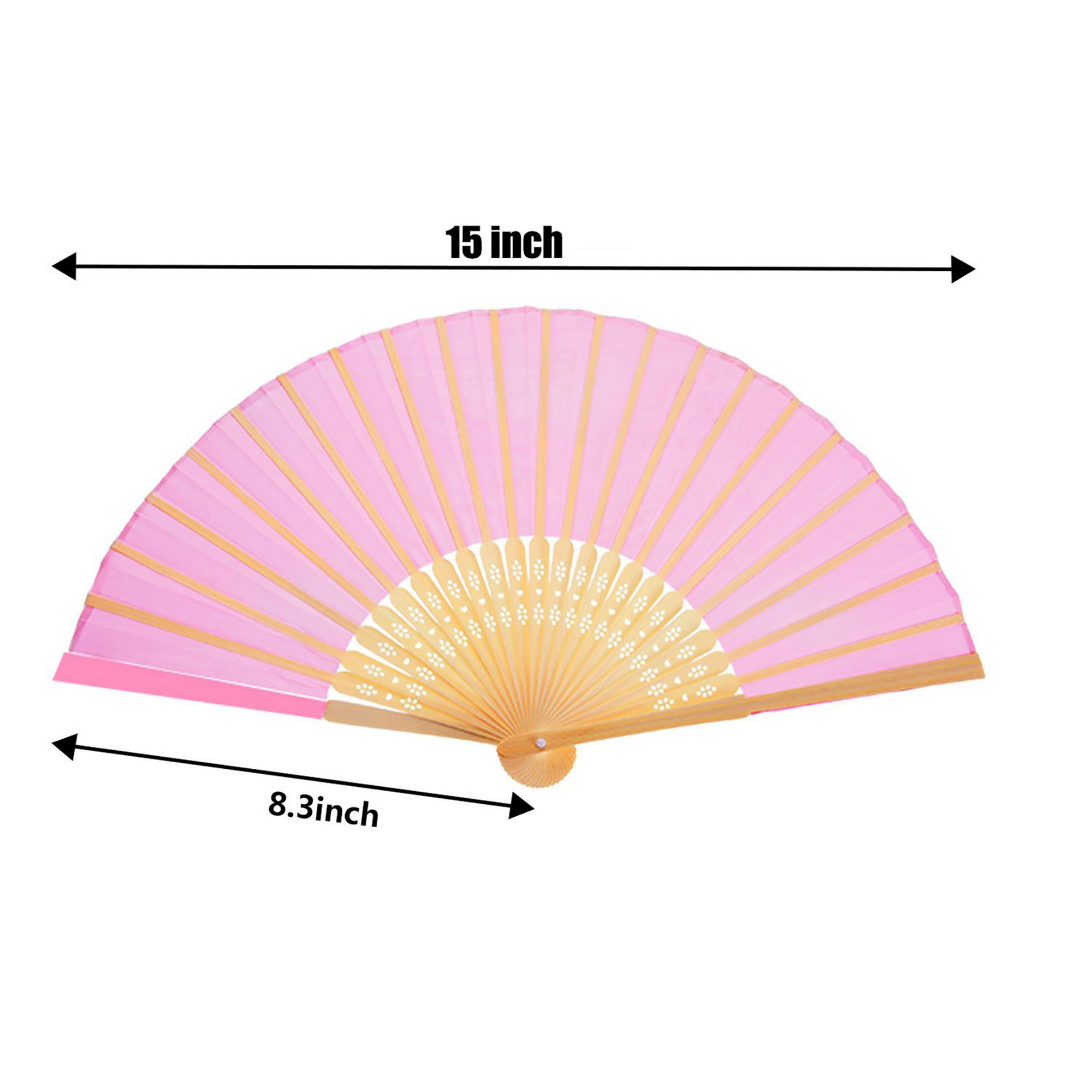 Traditional Bamboo Folding Paper Fan 1