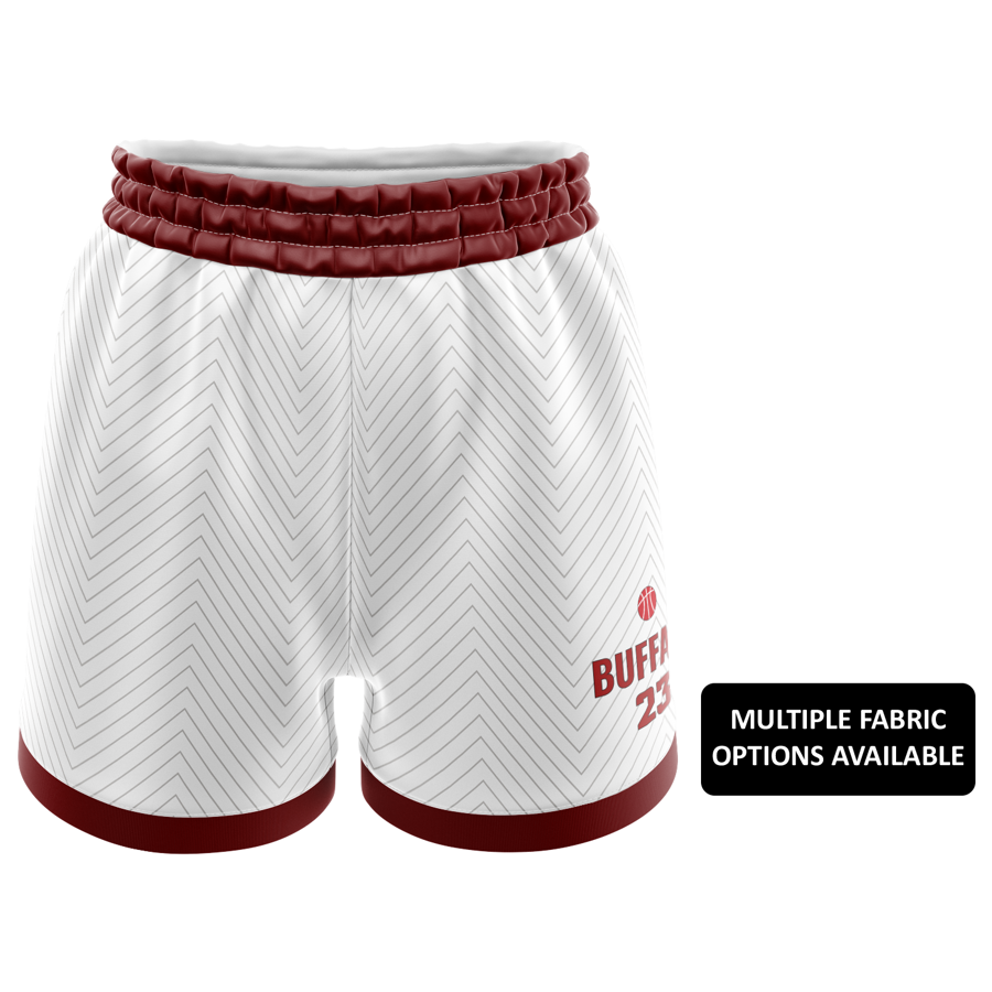 Women's Sublimation Basketball Shorts - Multiple Fabric 4