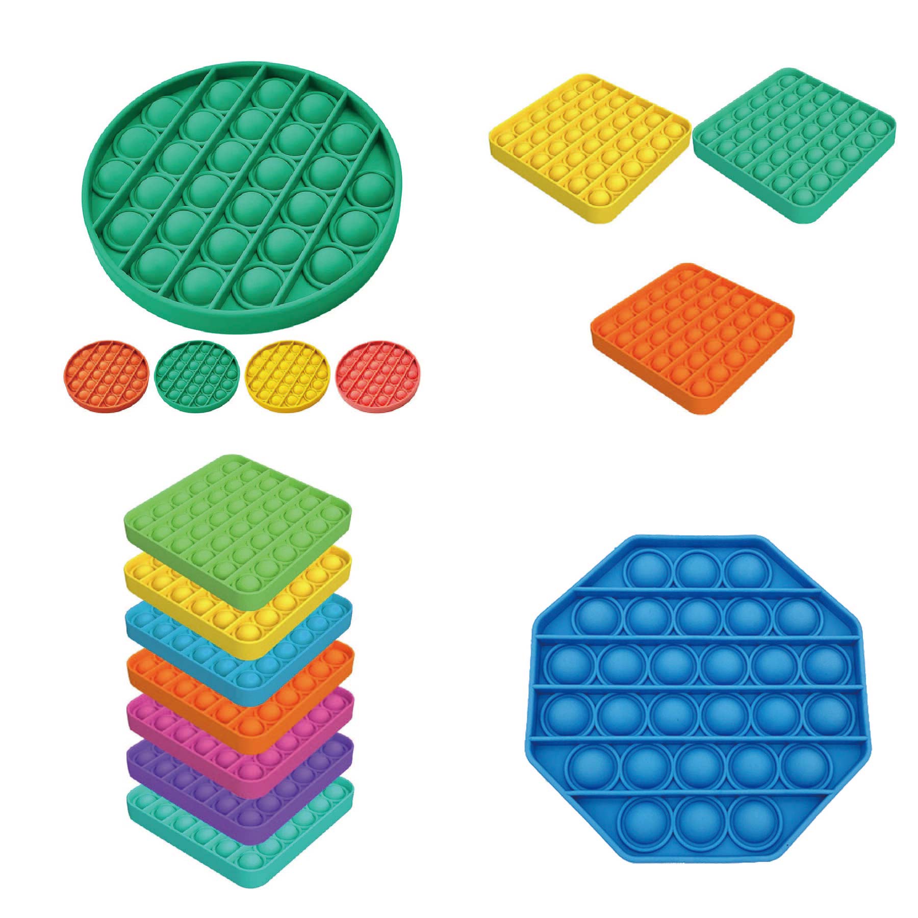 Silicone Bubble Fidget Pop It Fidget Toy 3