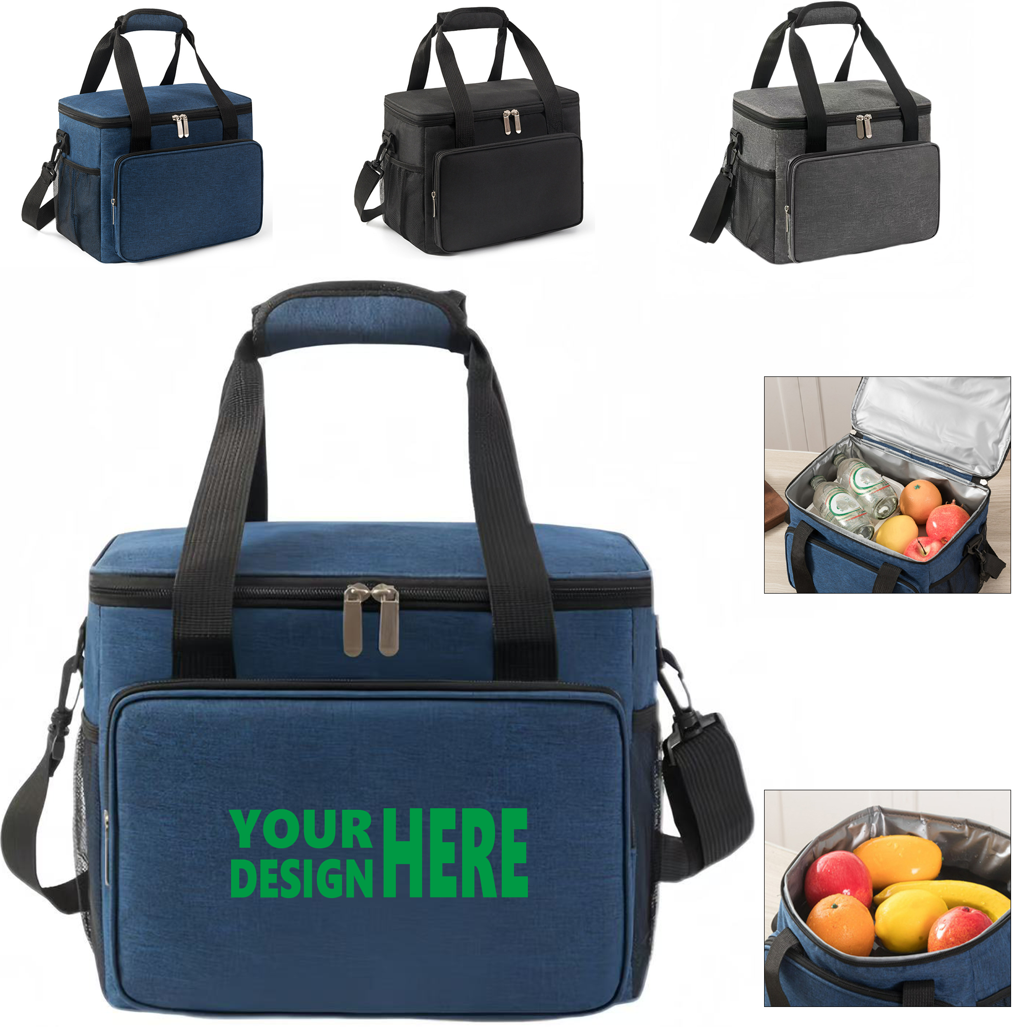 Water-Resistant Oxford Picnic Tote 2