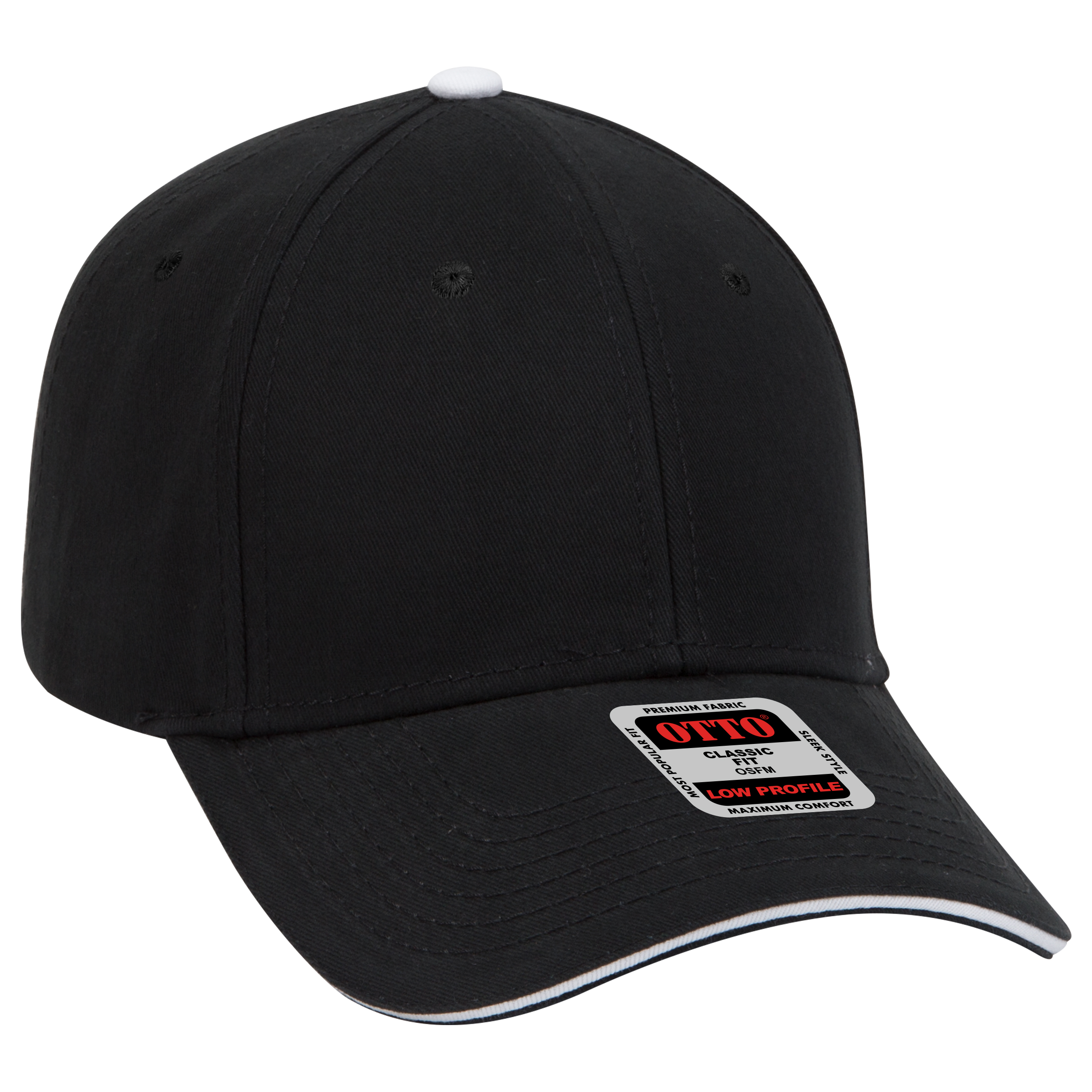 OTTO CAP® 6 Panel Low Profile Baseball Cap 30