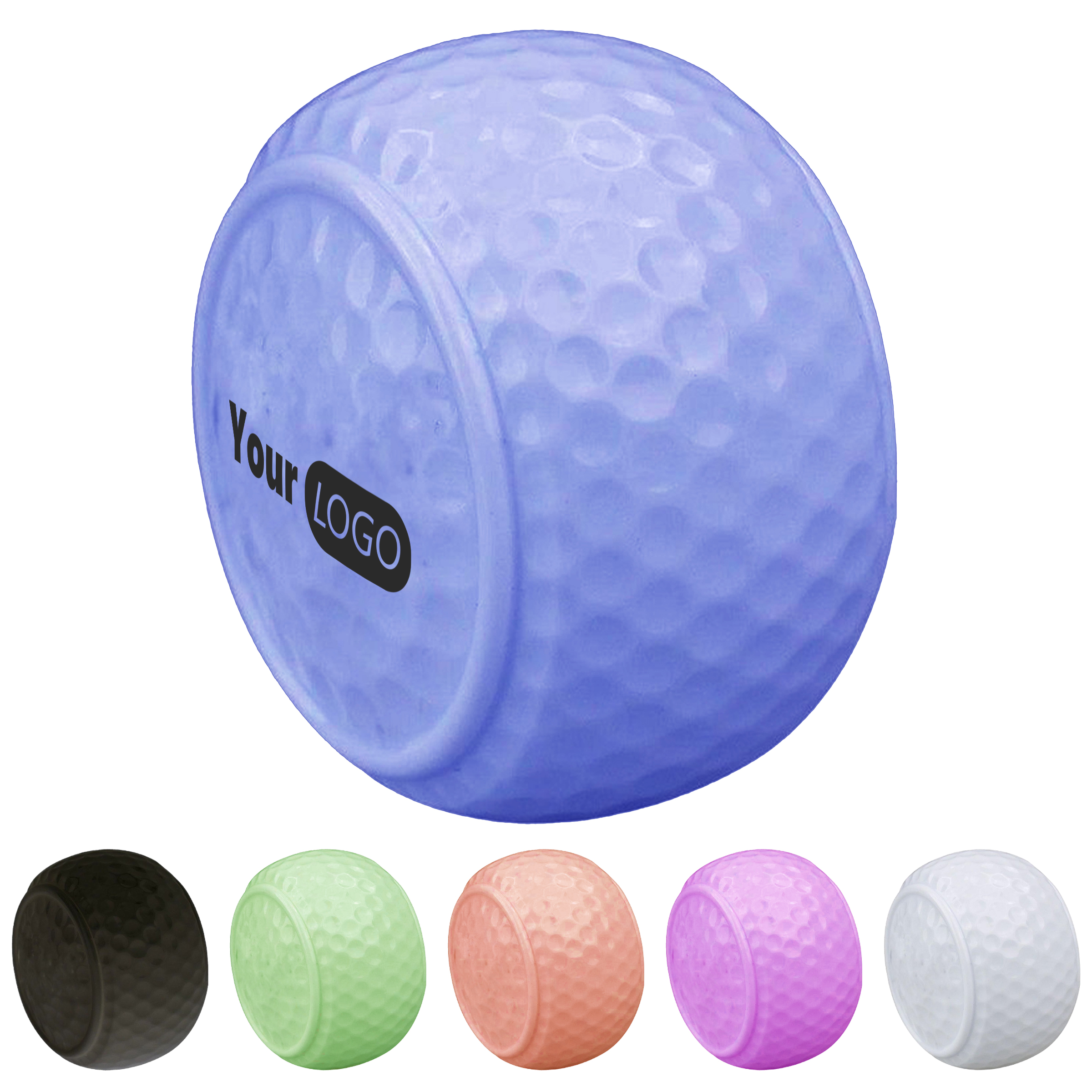 Rubber Personalized Golf Training Flat Ball 1