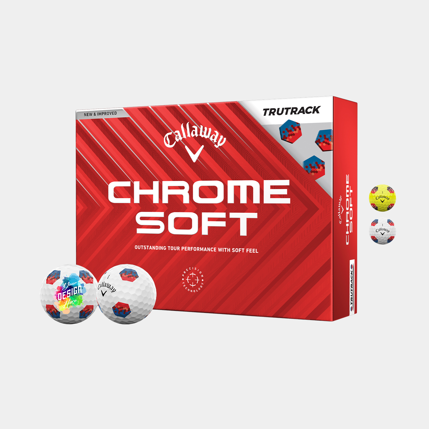 Callaway® 12 Pack Chrome Soft TruTrack Golf Balls 1