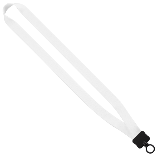 3/4" Dye-Sublimated Stretchy Elastic Lanyard with Plastic Clamshell and Plastic O-Ring 6