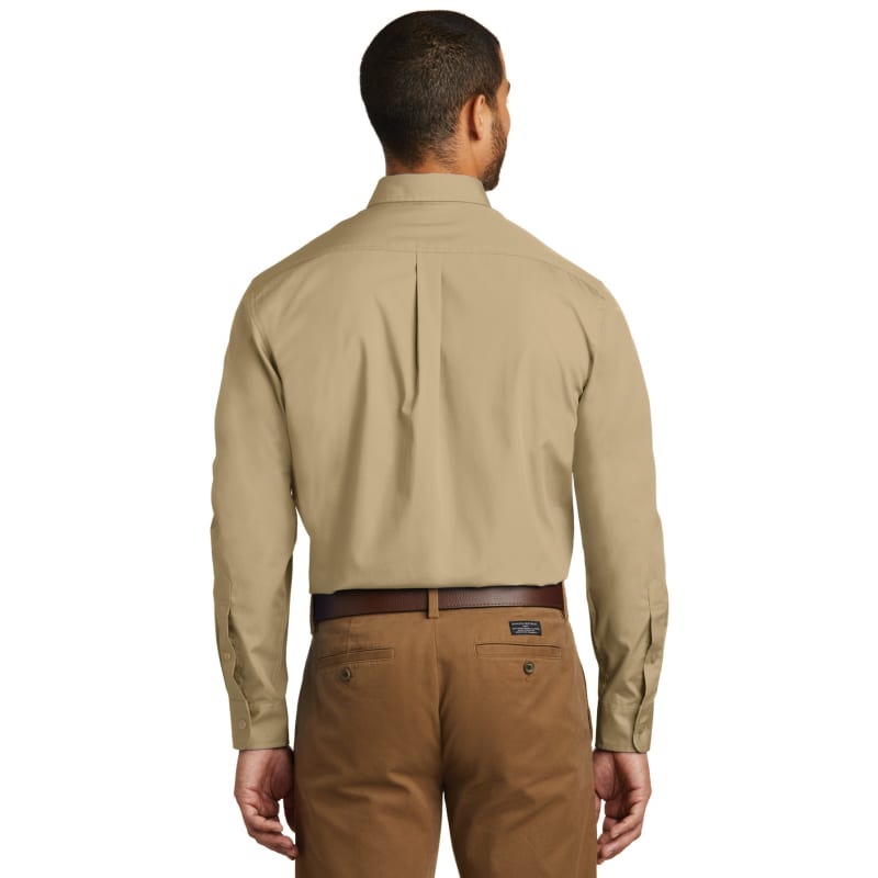 Port Authority Long Sleeve Carefree Poplin Shirt. 19