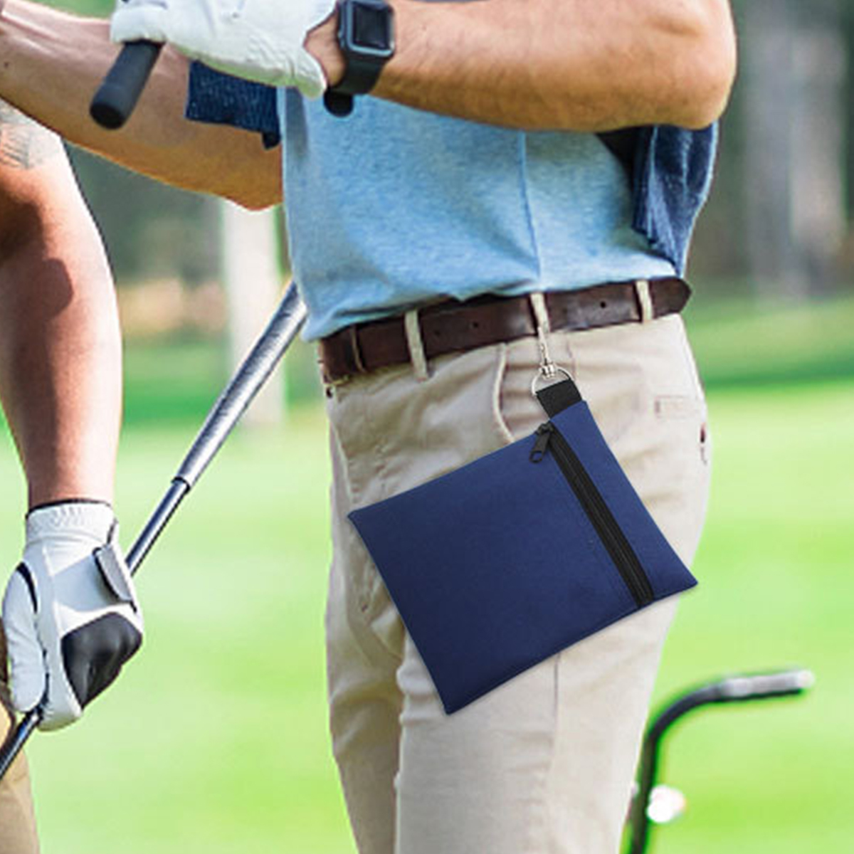 Golf Cleats Ball Tee Fork Tool Waist Bag Accessories 10