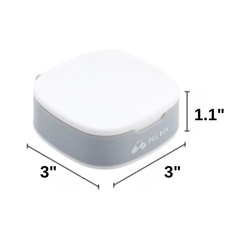 Portable 4-Compartment Pill Box 3