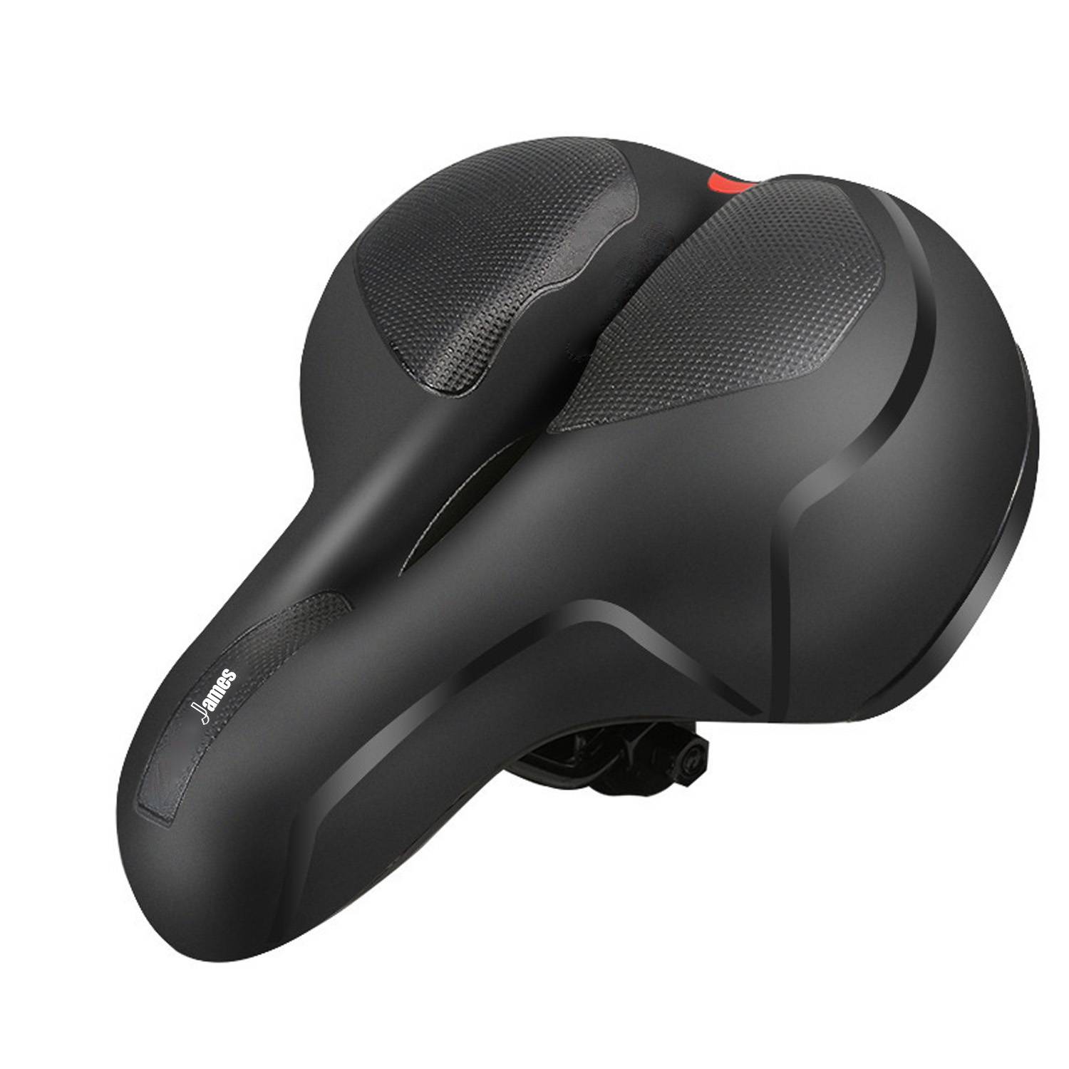 Comfort-Enhancing Bike Saddle w/ LED Safety Light 10