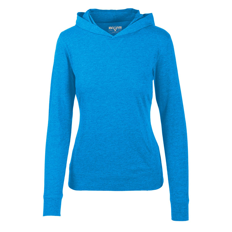 Levelwear Ladies Recovery Long Sleeve Hooded Shirt, custom hoodie or sweatshirt with logo imprint 6