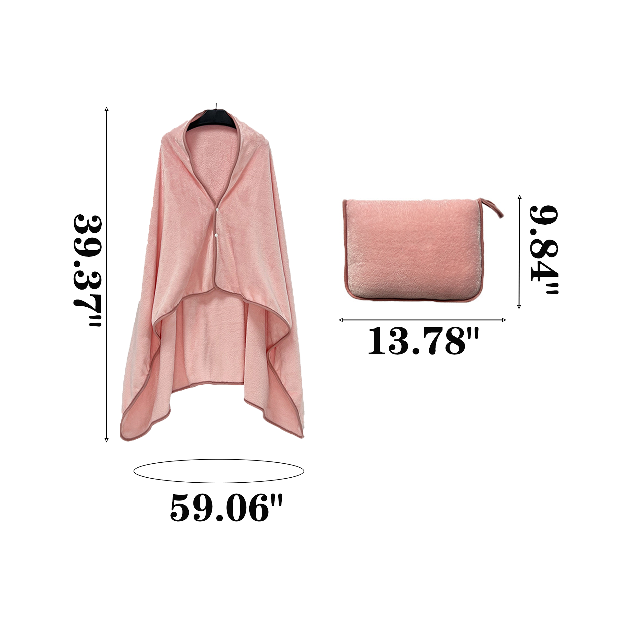 Office Use Flannel Blanket Shawl 3
