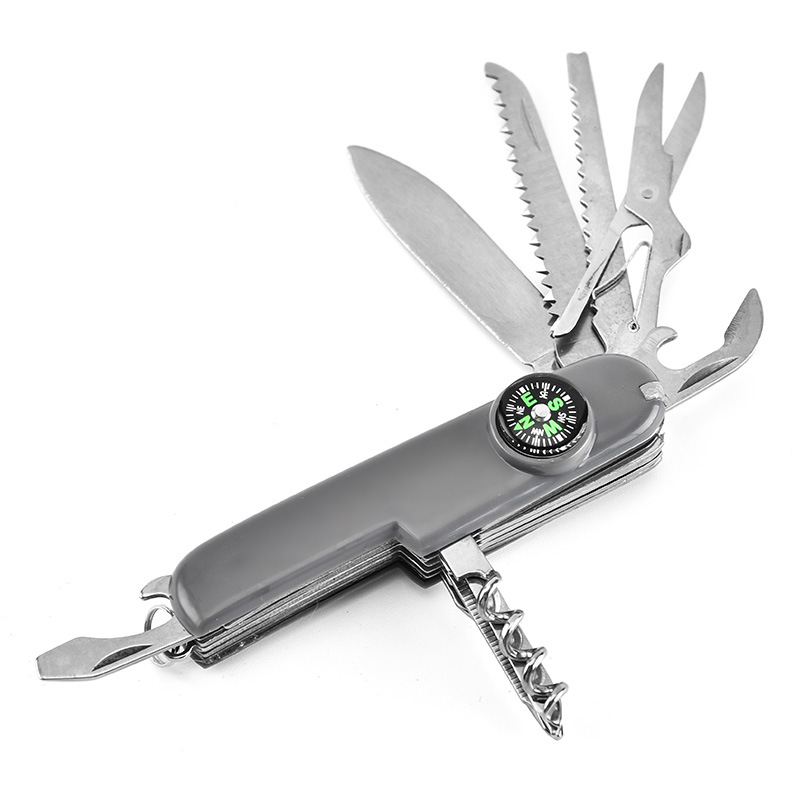Multi-Function Tool Pocket Knife with Compass 8
