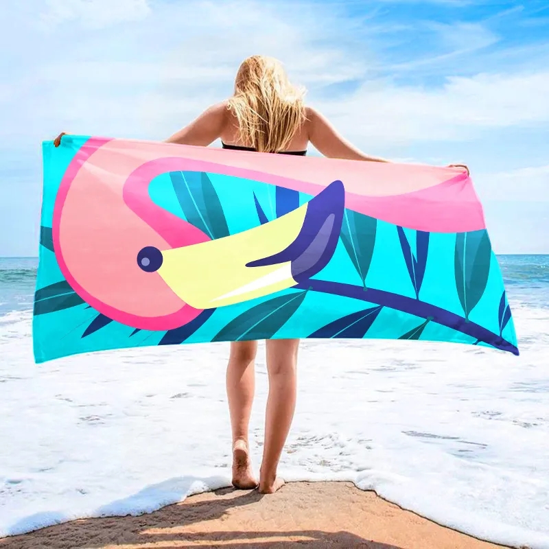 Sublimated Microfiber Beach Towel 5