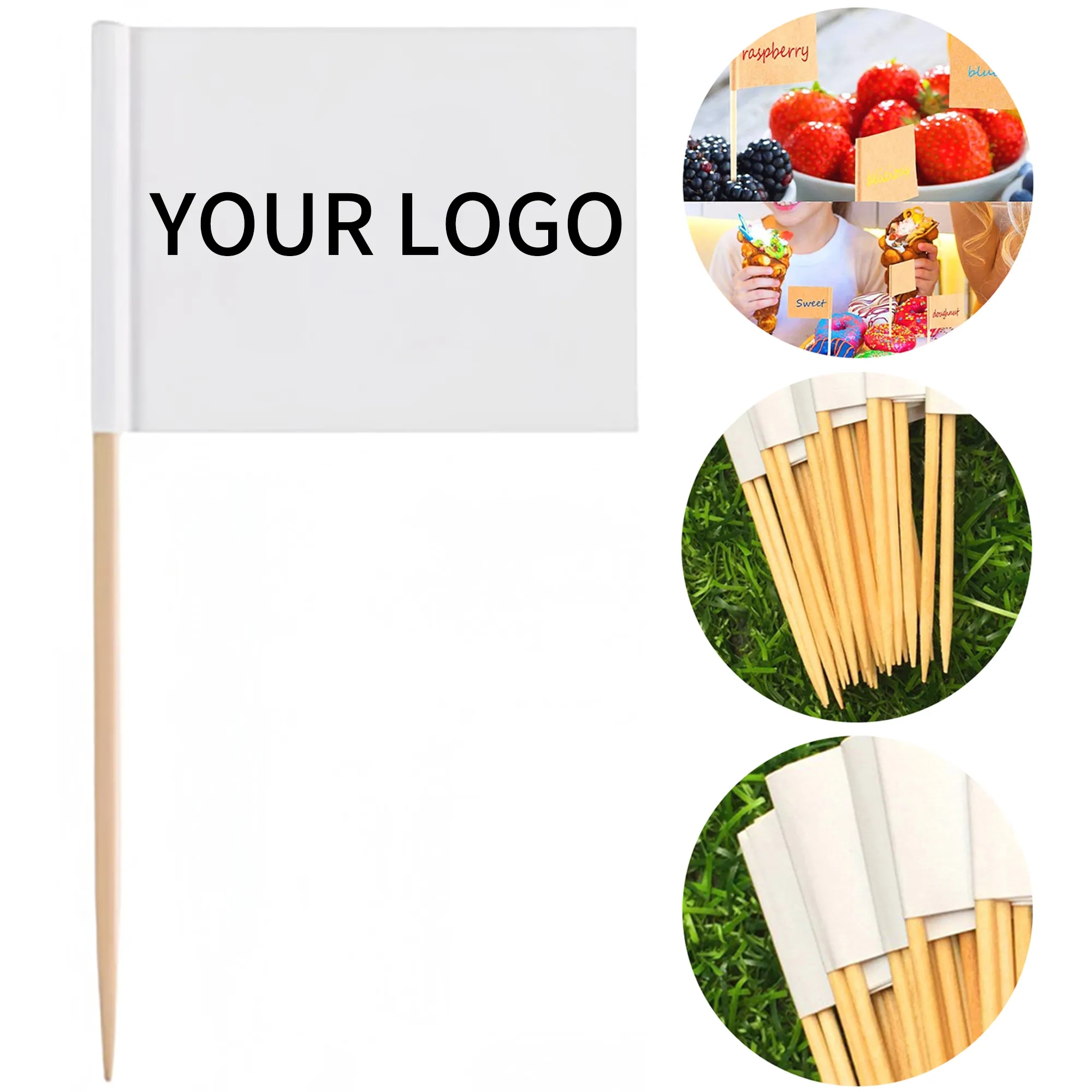 Toothpick Flag 2.56x1.38 Inch for Food Decoration 1
