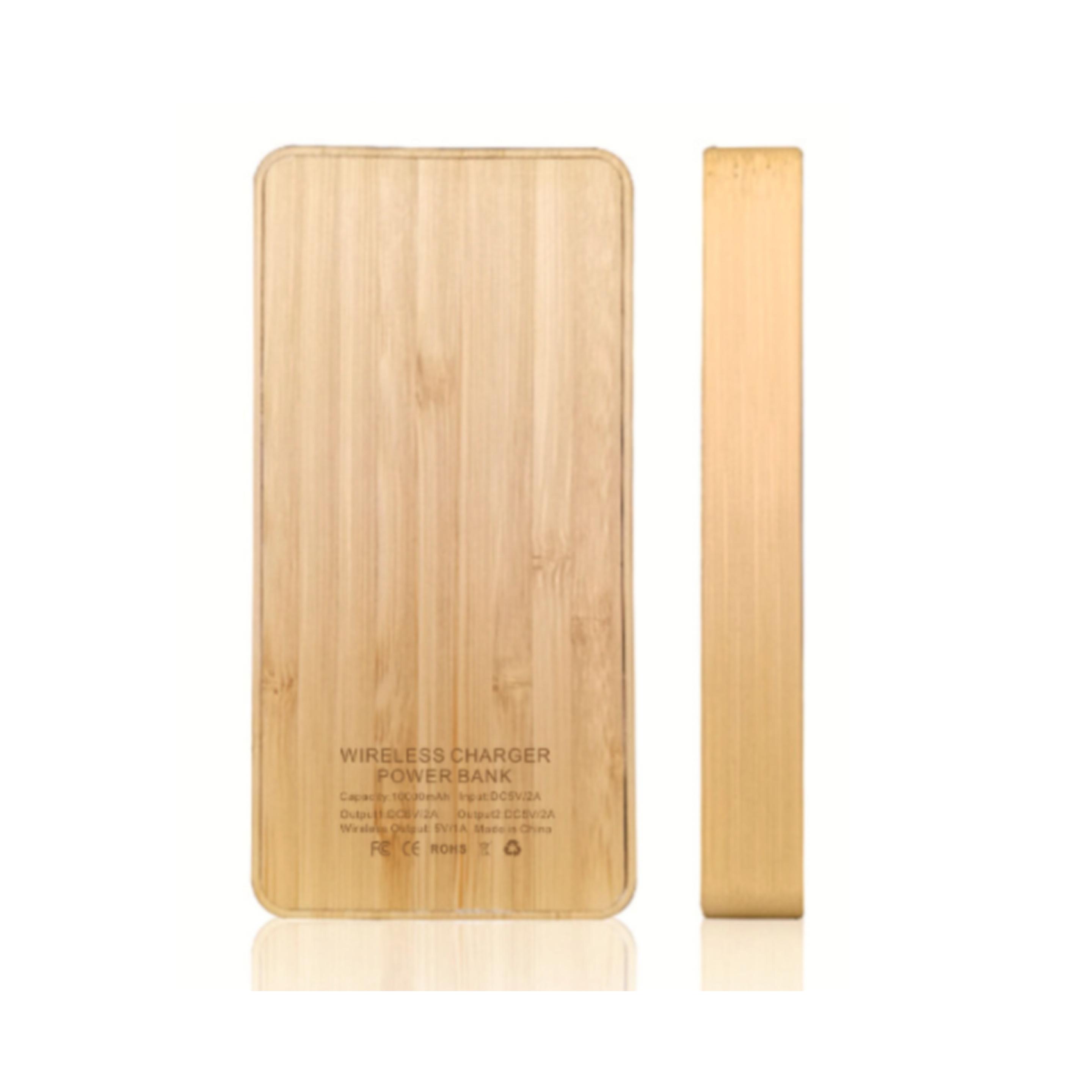 Eco-friendly wooden high-capacity power bank 3