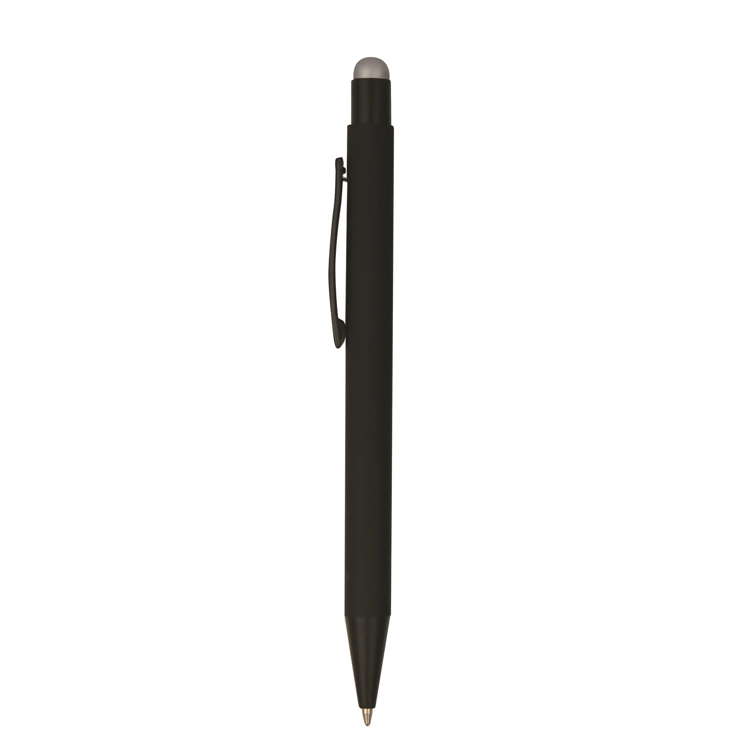 Color Chrome Engraved Soft Rubber Click Ballpoint Stylus Pen 13