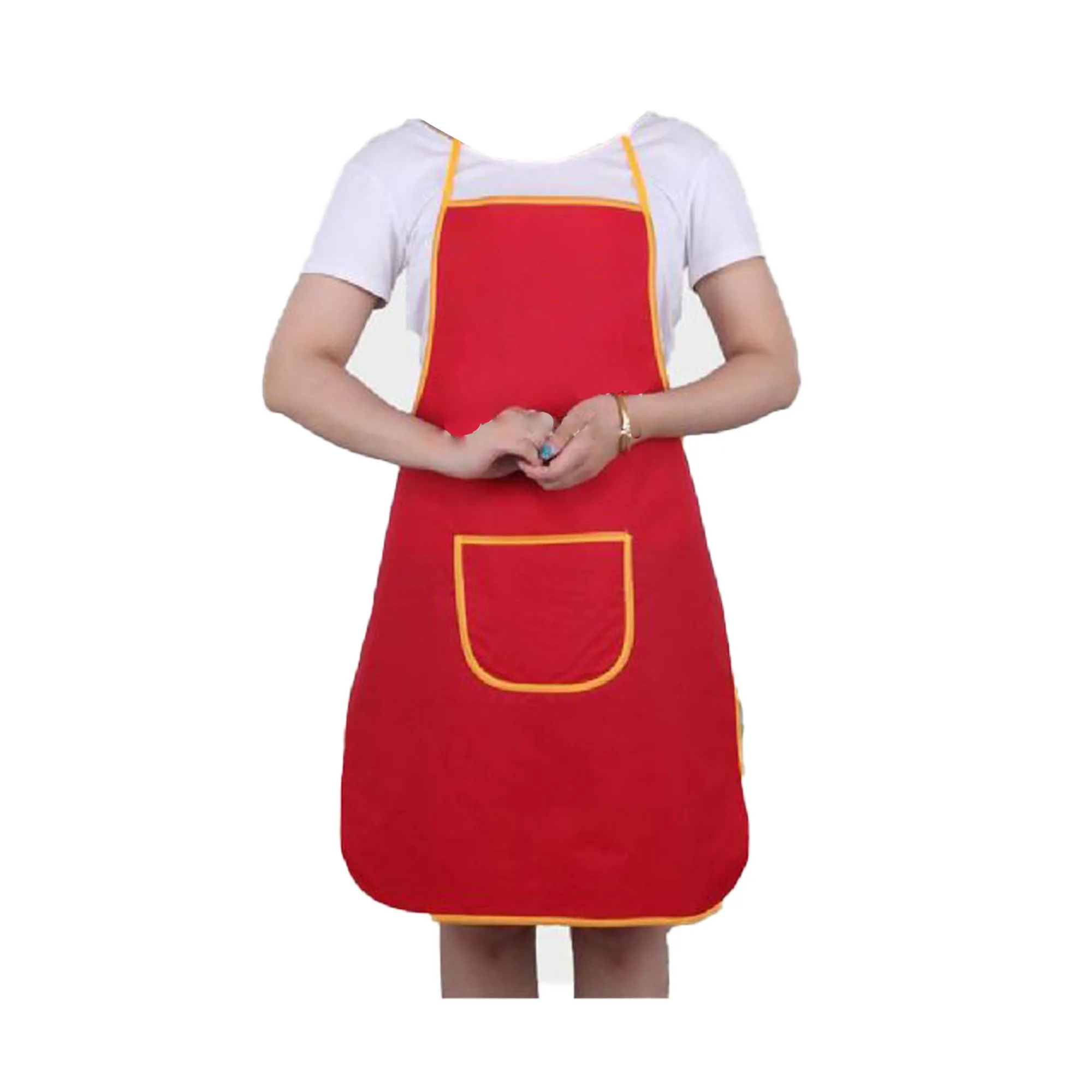 Polyester Double-pocket Uniform Bib Apron 29.5""L x 26""W 2