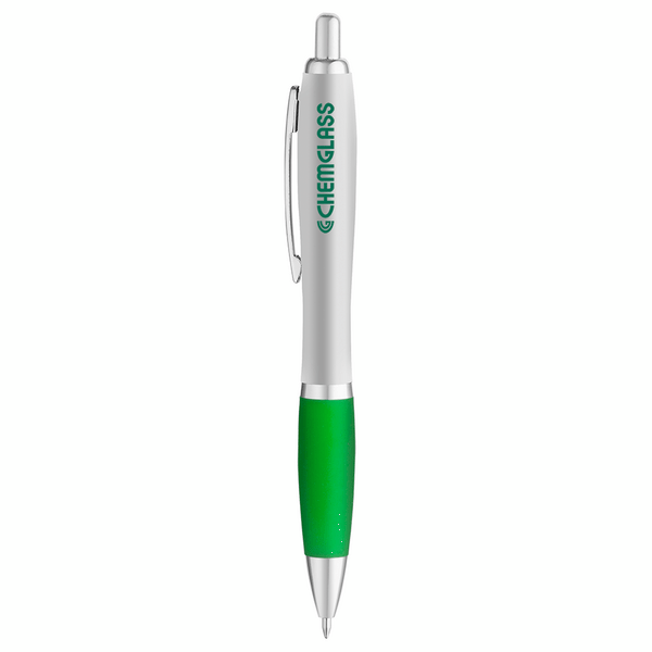 Curvaceous Matte Silver Ballpoint 101
