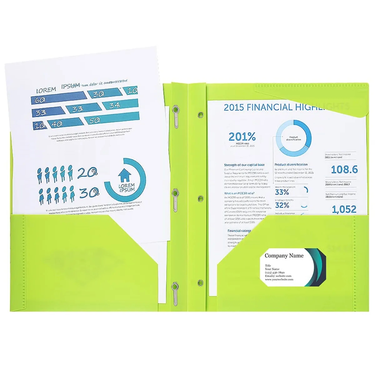 Presentation plastic Folder 2