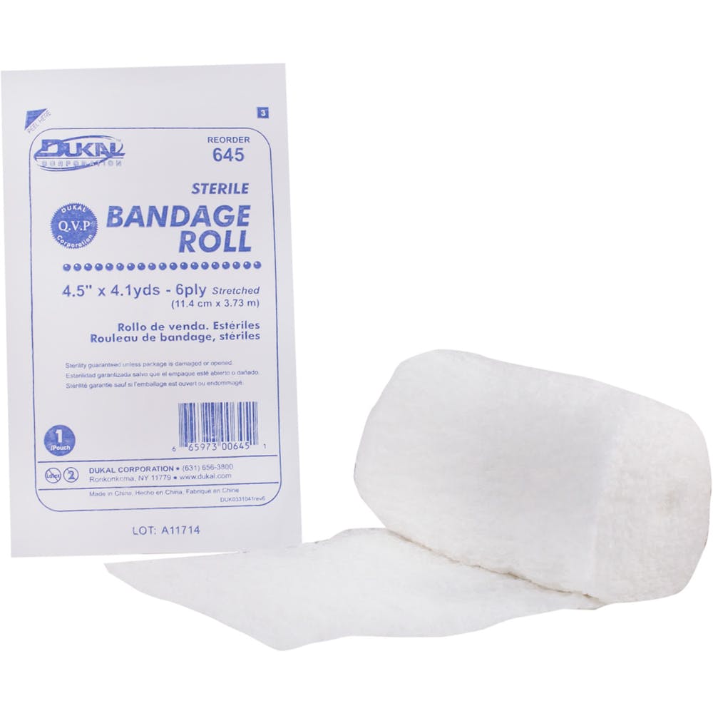 Fluff Sterile Bandage Roll - 4.5" x 4.1 yds 6-Ply 1