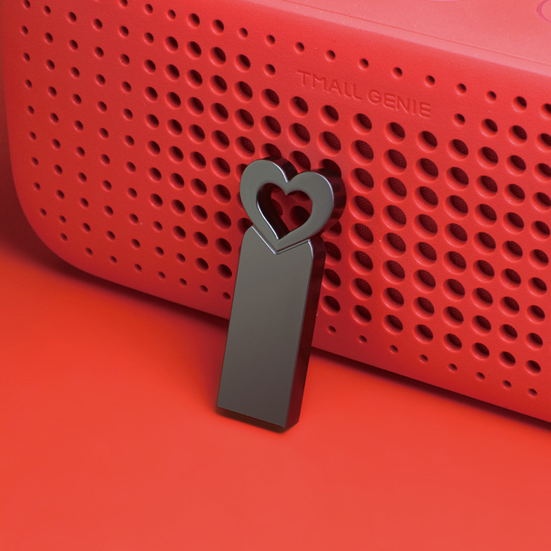 Heart Shape Metal USB Flash Drive 9