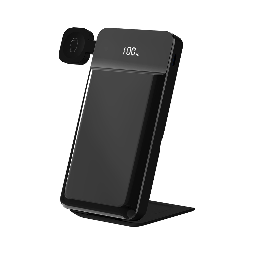 10,000mAh PD Powerbank Stand with Wireless Charging for Earbuds, Smartwatch, and Smartphones 5