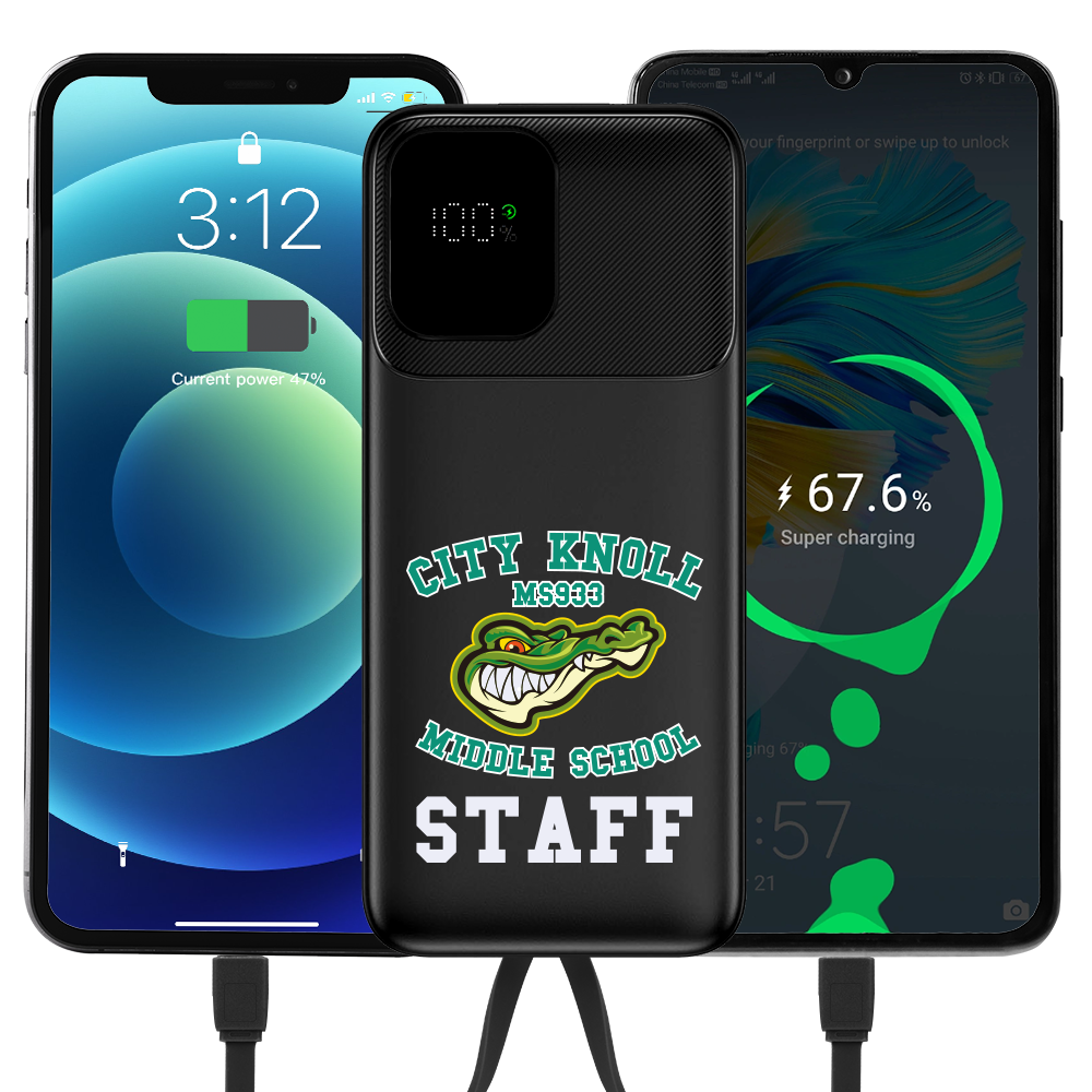 Houston Dual Cord Power Bank 10000 12