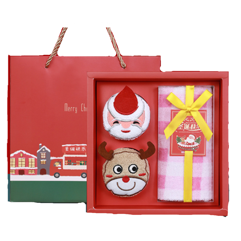 Christmas Tree Shaped Hand Towels Gift Towels 5