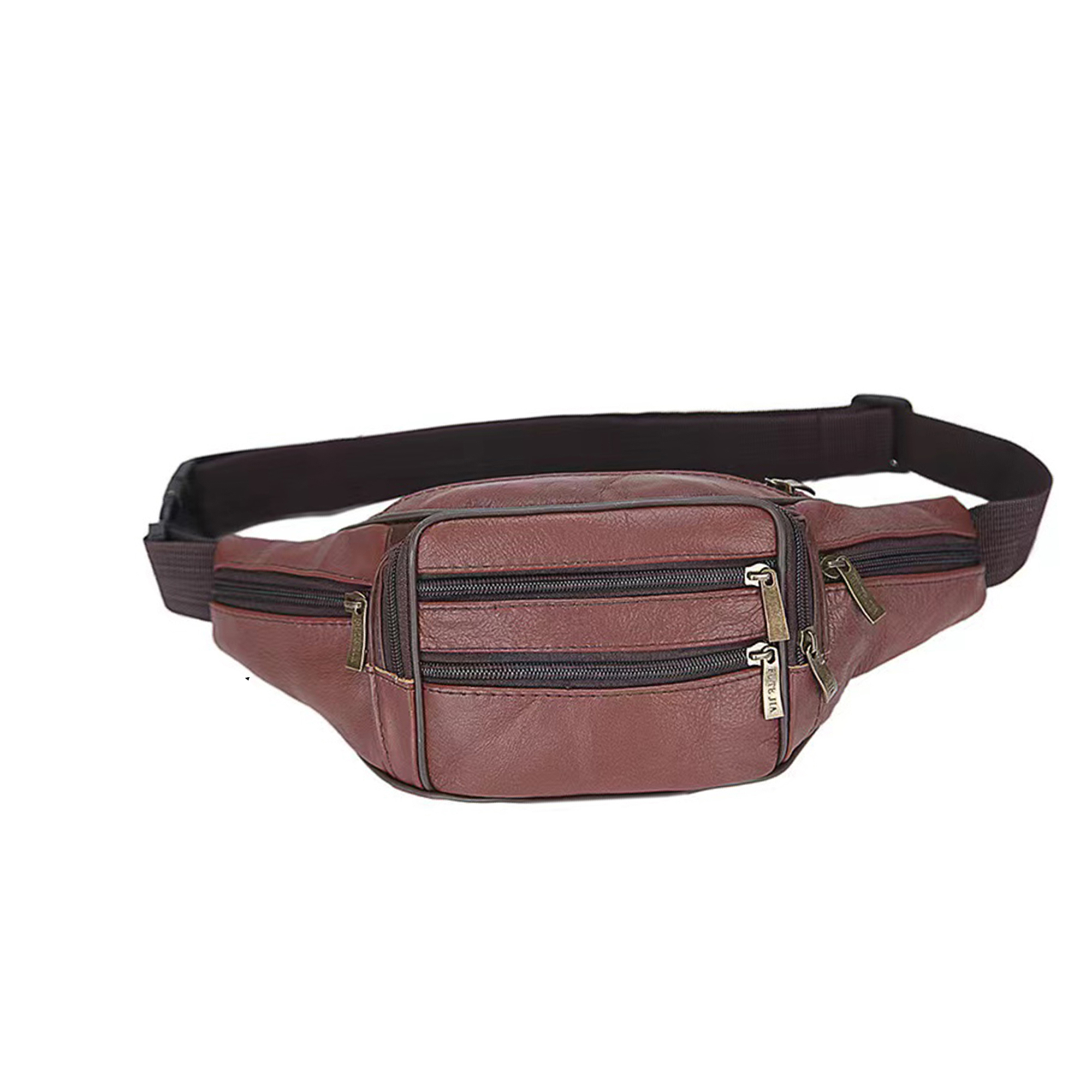 Leather Multi-Pockets Belt Bag 1