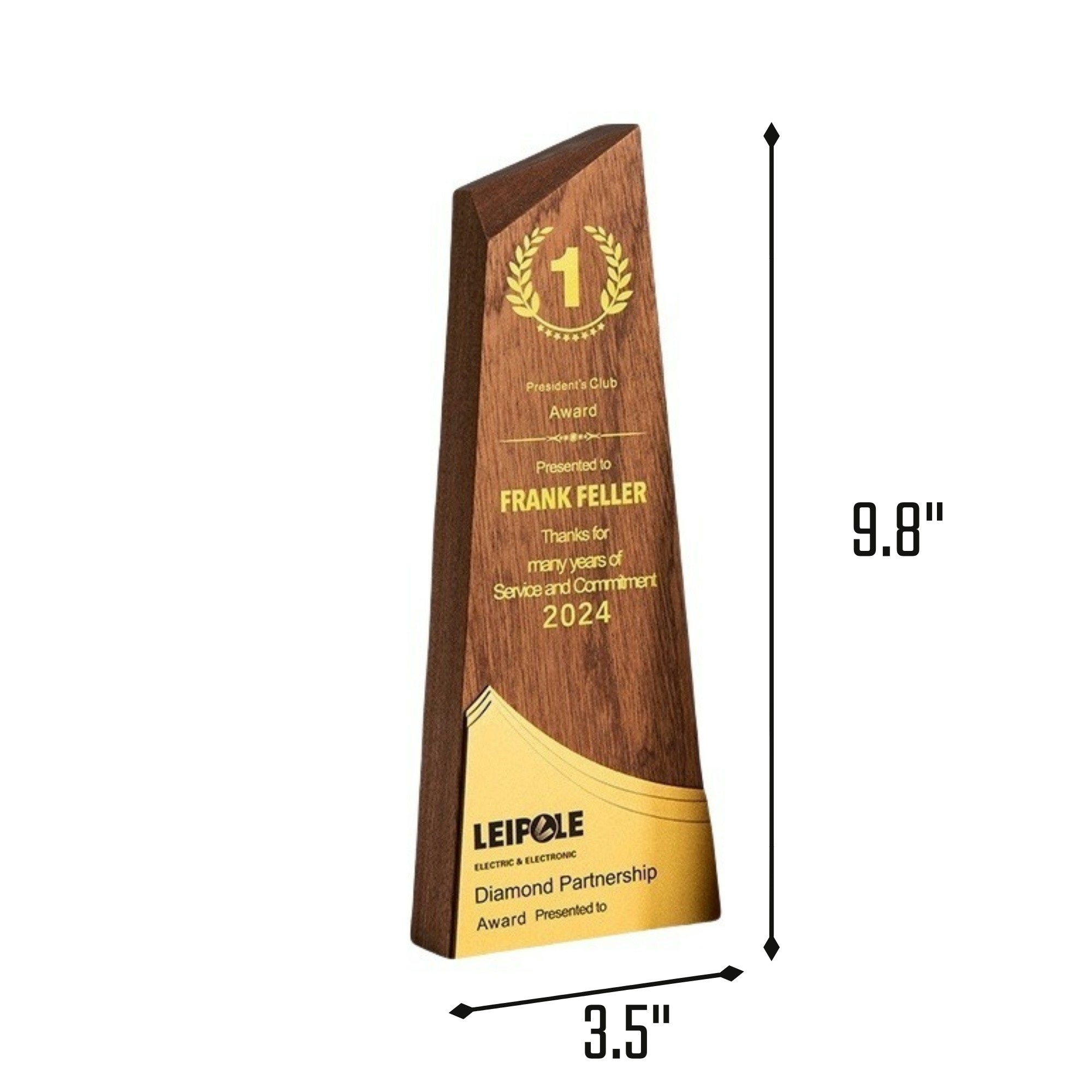 Creative Peak Wooden Award Trophy 3
